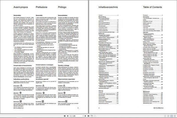 Still Order Picker MX15 4 MQ15 4 Operating Maintenance Instructions 2