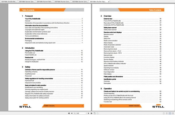 Still Pallet Runner Pallet Shuttle Original Instructions 4