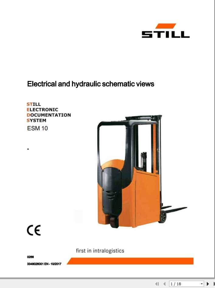 Still Pallet Stacker ESM 10 Electrical Hydraulic Schematic 1
