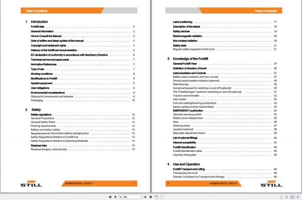 Still Pallet Stacker FV X 12 FV X 16 Original Instructions 2