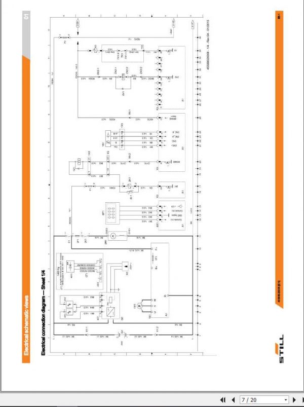 Still Pallet Truck ECU 14 16 18 20 Electrial Hydraulic Schematic 2