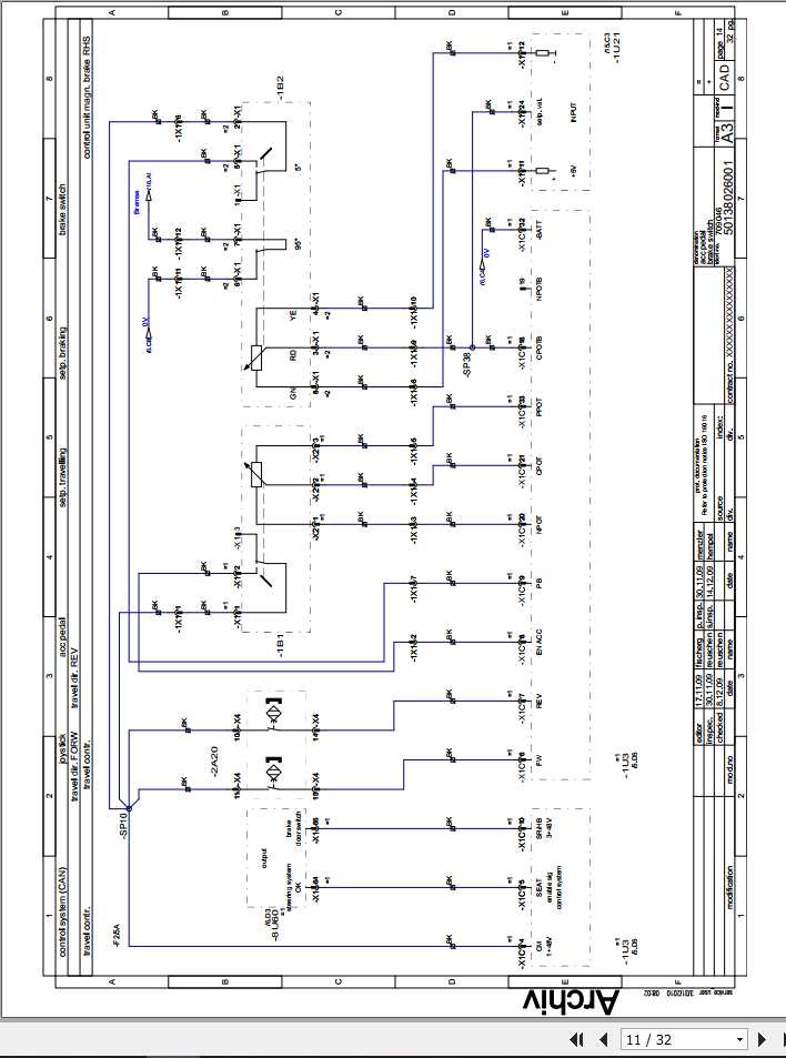 Still Pallet Truck FS X 33 Electrical Hydraulic Schematic 2