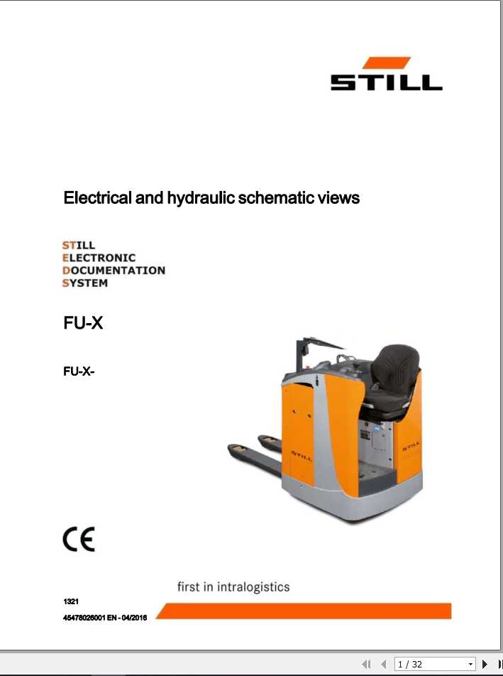 Still Pallet Truck FU X 20 Electrical Hydraulic Schematic 1