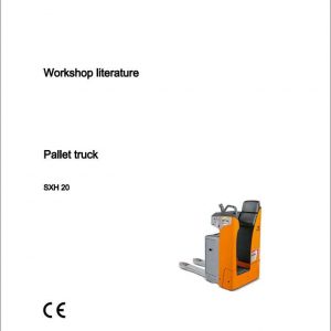 Still Pallet Truck SXH20 1609 2367 Workshop Manual 1