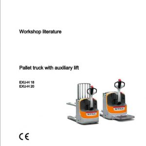 Still Pallet Truck with AutoLift EXU H18 EXU H20 EXU H20S Li Ion Workshop Manual 1