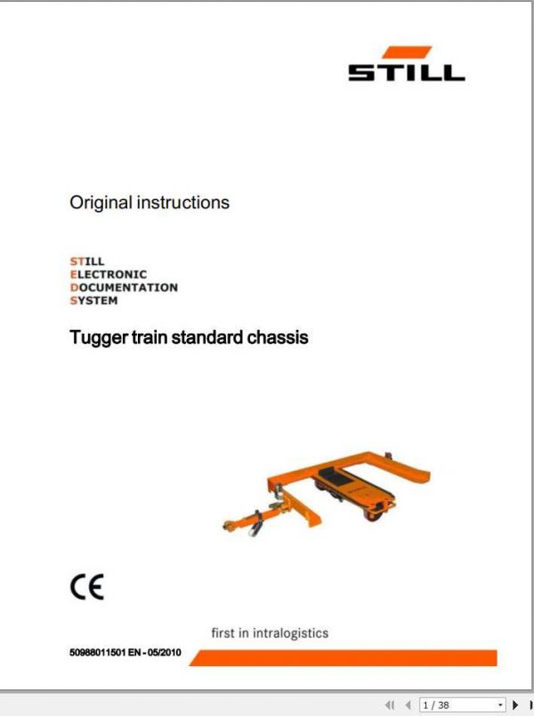Still Tugger train Standard Chassis Original Instructions 1