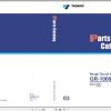 Tadano Rough Terrain Crane GR 1000XL 3P1U 3EJ Parts CatalogENJP2020 1