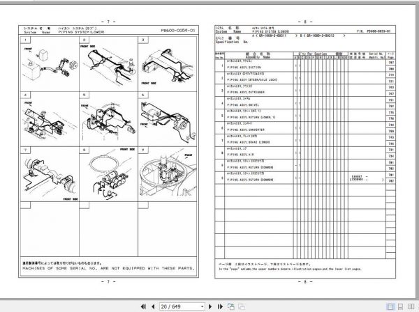 Tadano Rough Terrain Crane GR 1000XL 3P1U 3EJ Parts CatalogENJP2020 2