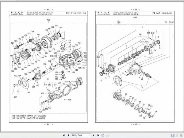 Tadano Rough Terrain Crane GR 500XL 1P1U 3EJ Parts CatalogENJP2019 3