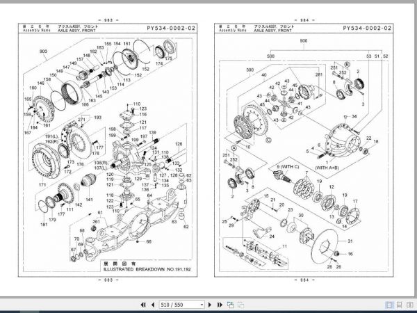 Tadano Rough Terrain Crane GR 550XL 3P1U 2EJ Parts CatalogENJP2018 3