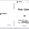 Tadano Rough Terrain Crane GR 600N 2P2 3EJ Parts CatalogENJP2010 1