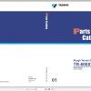 Tadano Rough Terrain Crane TR 600XL 4P1U 1EJ Parts CatalogENJP2002 1