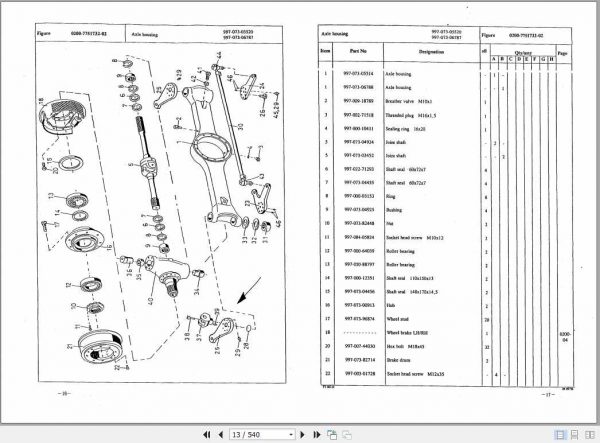 Tadano Terrain Cranes AR 1200M Parts CatalogENJP 3