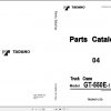 Tadano Truck Crane GT 550E 1P1 4EJ Parts CatalogENJP 1