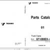 Tadano Truck Crane GT 550EX 1P2 1EJ Parts CatalogENJP2007 1se5NZ