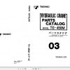 Tadano Truck Crane TG 450M 3P 03 Parts CatalogENJP 1