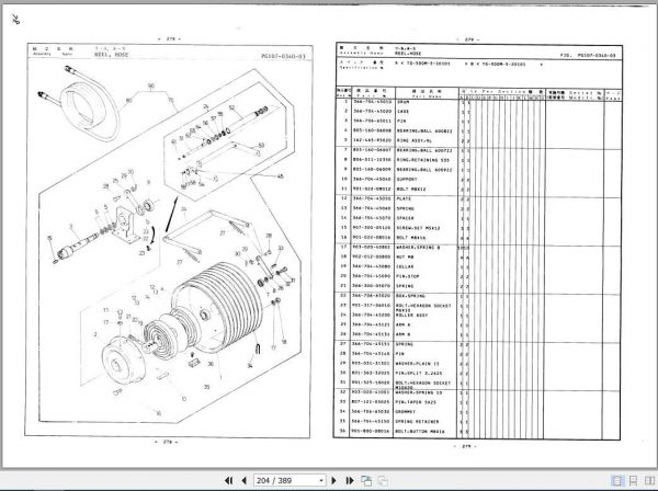 Tadano Truck Crane TG 500M 5P1 1EJ Parts CatalogENJP 3