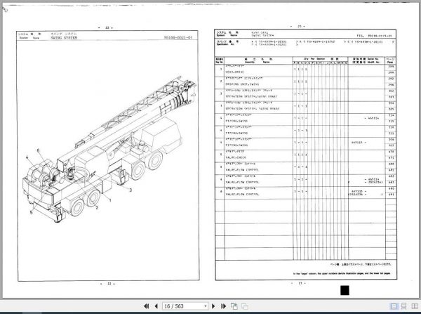 Tadano Truck Crane TG 600M 1P 04 Parts CatalogENJP 2