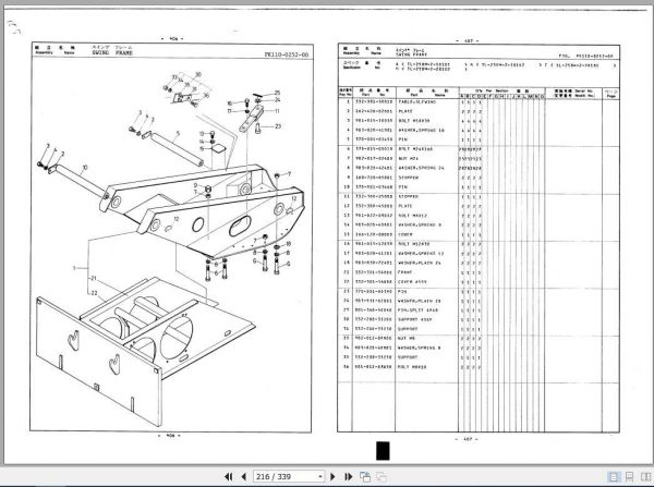 Tadano Truck Crane TL 250M 2P 02 Parts CatalogENJP 3