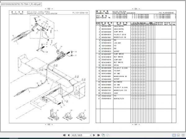 Tadano Truck Crane TS 75M 1 Parts CatalogENJP 3