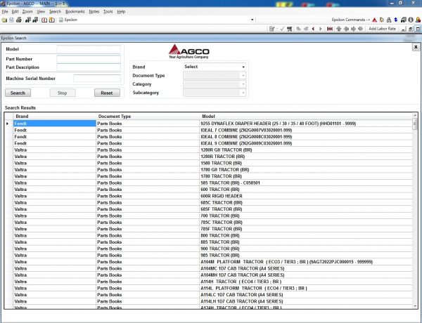 Valtra SA AG South America 082020 Parts Book 2