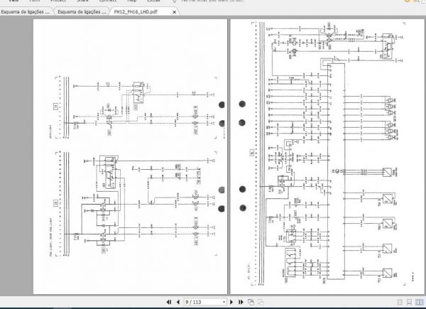 Volvo Truck FH12A Wiring DiagramPo 3