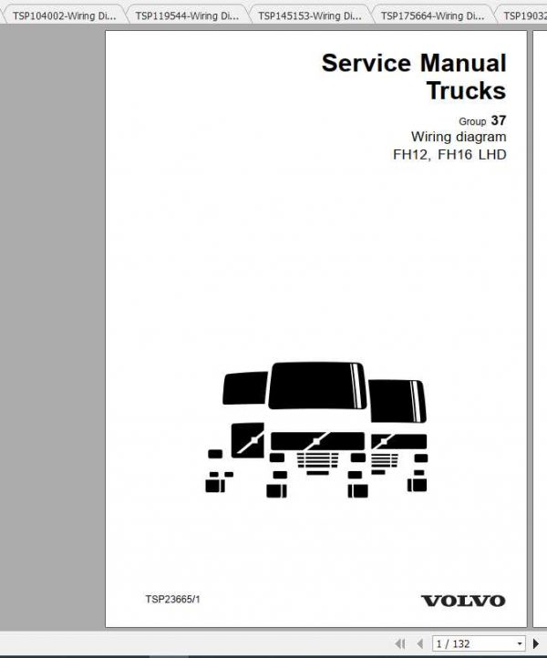 Volvo Truck FH12 Wiring Diagram 1