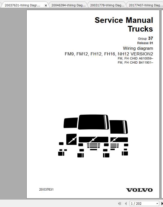 Volvo Truck NH12 Wiring Diagram 2