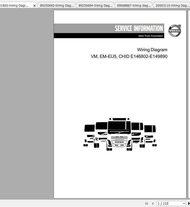 Volvo Truck VM Wiring Diagram 1