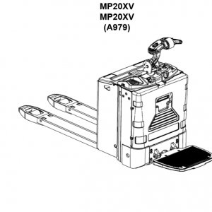 Yale Forklift MP20XV MP20XVA97905 2015 Part Manual 1