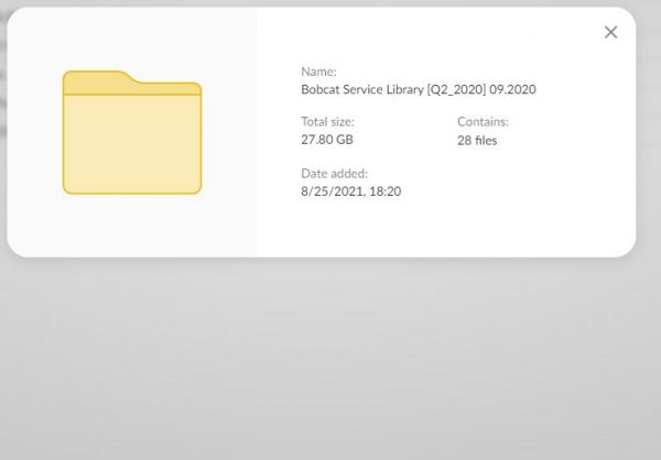 Bobcat Service Library Q2 2020 09.2020 Service Operator Maintenance Bulletines Manuals 1