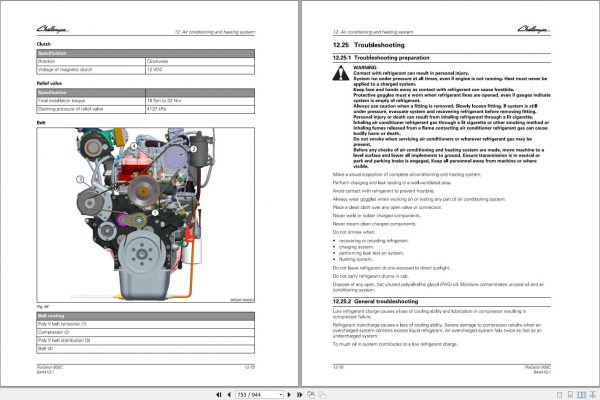 Challenger EU Applicators RG635C RG645C RG655C RoGator Workshop Service Manual 3