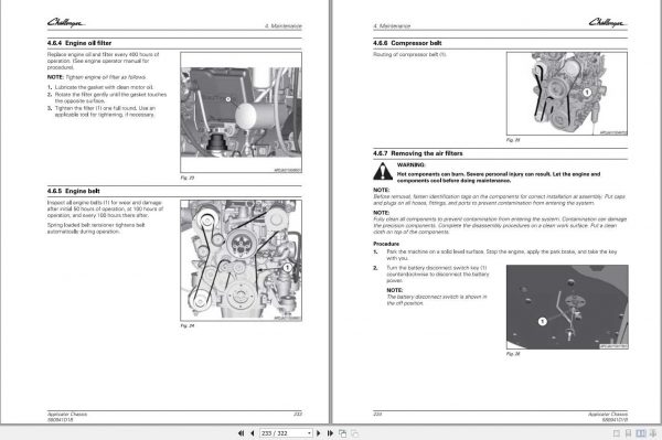 Challenger EU Applicators RG700B RoGator Chassis Operators Manual580941D1B 3