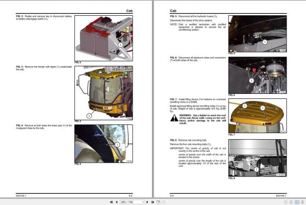 Challenger EU Applicators RoGator 635 645 655 Chassis System Service Manual 3