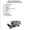 Challenger EU Combine Harvester 644 Repair Time ScheduleLA327391010 1