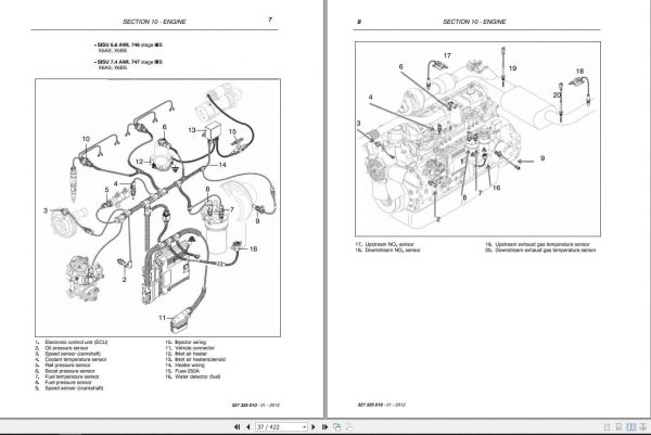 Challenger EU Combine Harvester 645C MCS 647C MCS Workshop Manual327325010 3
