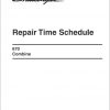 Challenger EU Combine Harvester 670 Repair Time Schedule79026452A 1
