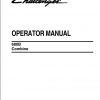 Challenger EU Combine Harvester 680B Operators Manual700736105E 1