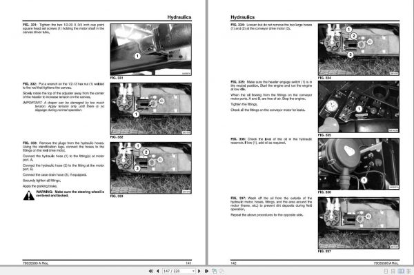 Challenger EU Draper Header 5200 DHW Service Manual79035580A 3
