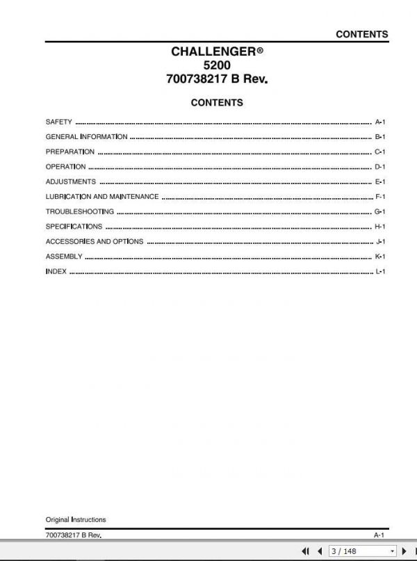 Challenger EU Draper Header 5200 Operators Manual700738217B 2