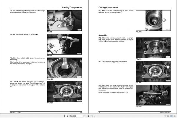 Challenger EU Draper Header 5200 Service Manual79035614A 3