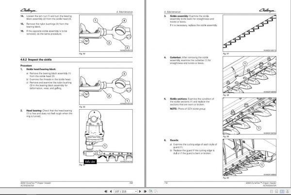 Challenger EU Draper Headers 9300 DynaFlex Operators ManualACW424474A 3