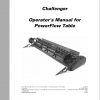 Challenger EU PowerFlow Cutting Table Operators Manuals 1