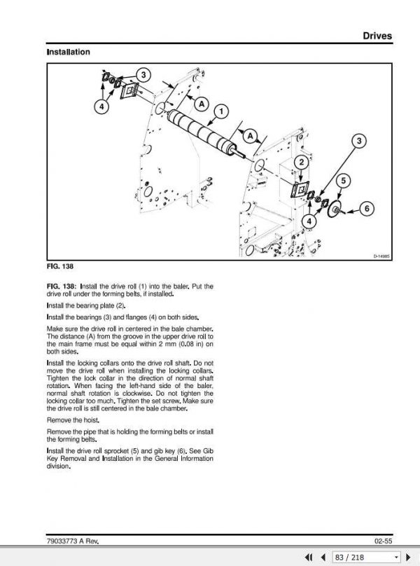 Challenger EU RB452 Round Baler Service Manual79033773A 3