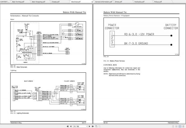 Challenger EU RB452 Round Baler Service Manual79034303A 2