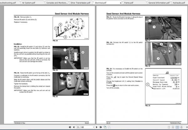 Challenger EU Seeding 9792 9776 Planter Service Manual79036328A 3