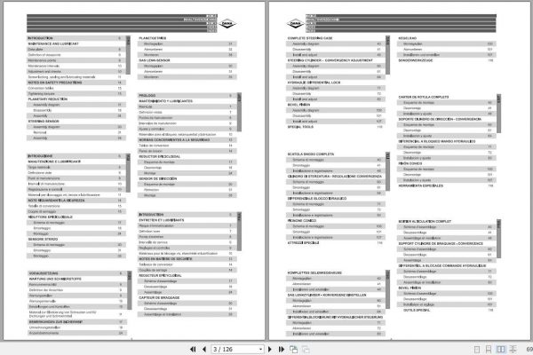 Challenger EU Tractor DANA 770 504 MT645C MT665D Maintenance Repair Manual 2