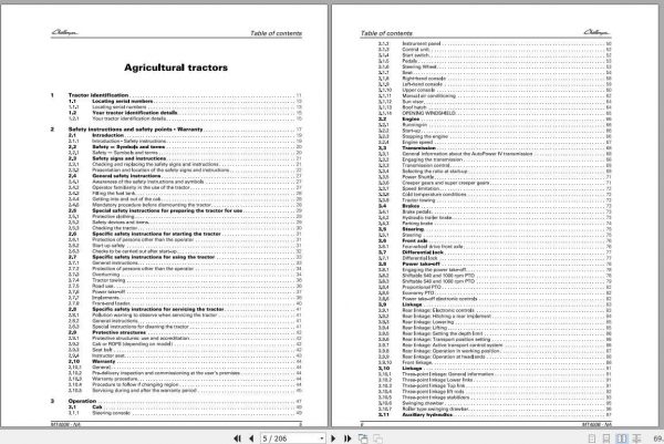 Challenger EU Tractor MT425B MT475B AutoPower IV Operator Manual 4315795M2 2 1