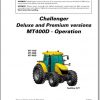 Challenger EU Tractor MT475D MT485D MT495D TechStar CVT Operation Manual7060591M1 1
