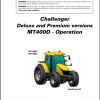 Challenger EU Tractor MT485D MT495D AutoPower VI Deluxe Premium Operation Manual7060587M1 1